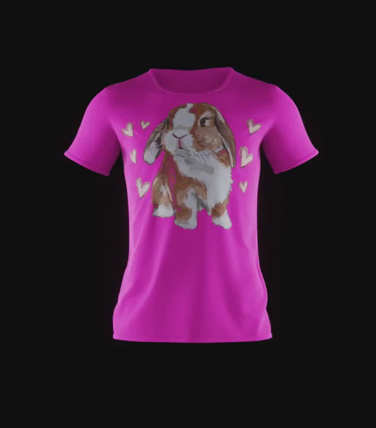 Bunny Rabbit Heart Shirt