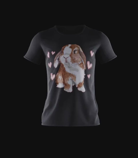 Bunny Rabbit Heart Shirt