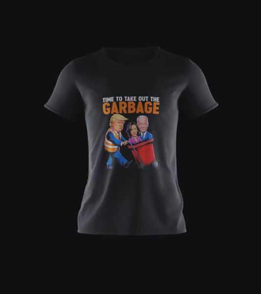 Garbage for Trump 2024 Funny Time to take out Garbage Biden T-Shirt